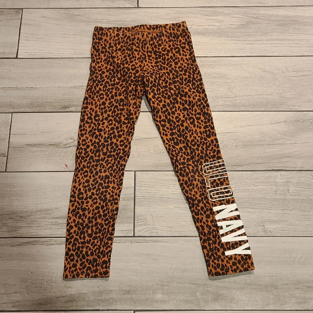 🦔Old navy girls leopard print leggings🎠